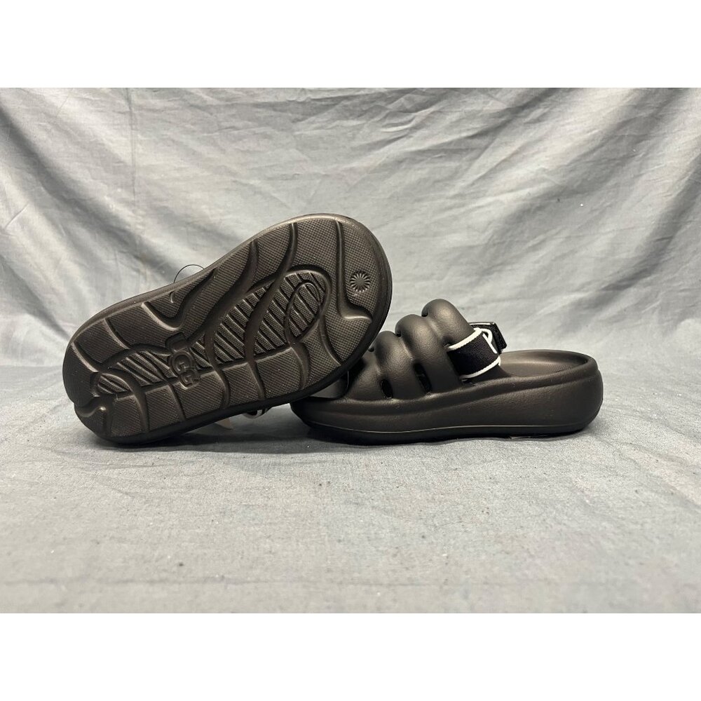 UGG Australia Boys K Sport Yeah Slide Logo Slip-On Black Size 6 NEW NO BOX! - Picture 2 of 10